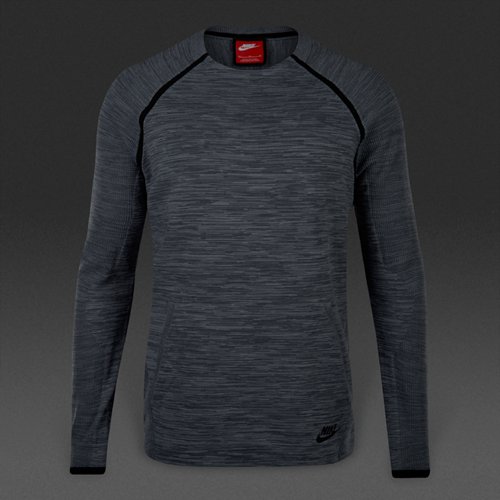 Nike Sportswear Tech Knit PO Crew Cool Grey / Dark Grey / Black for Men